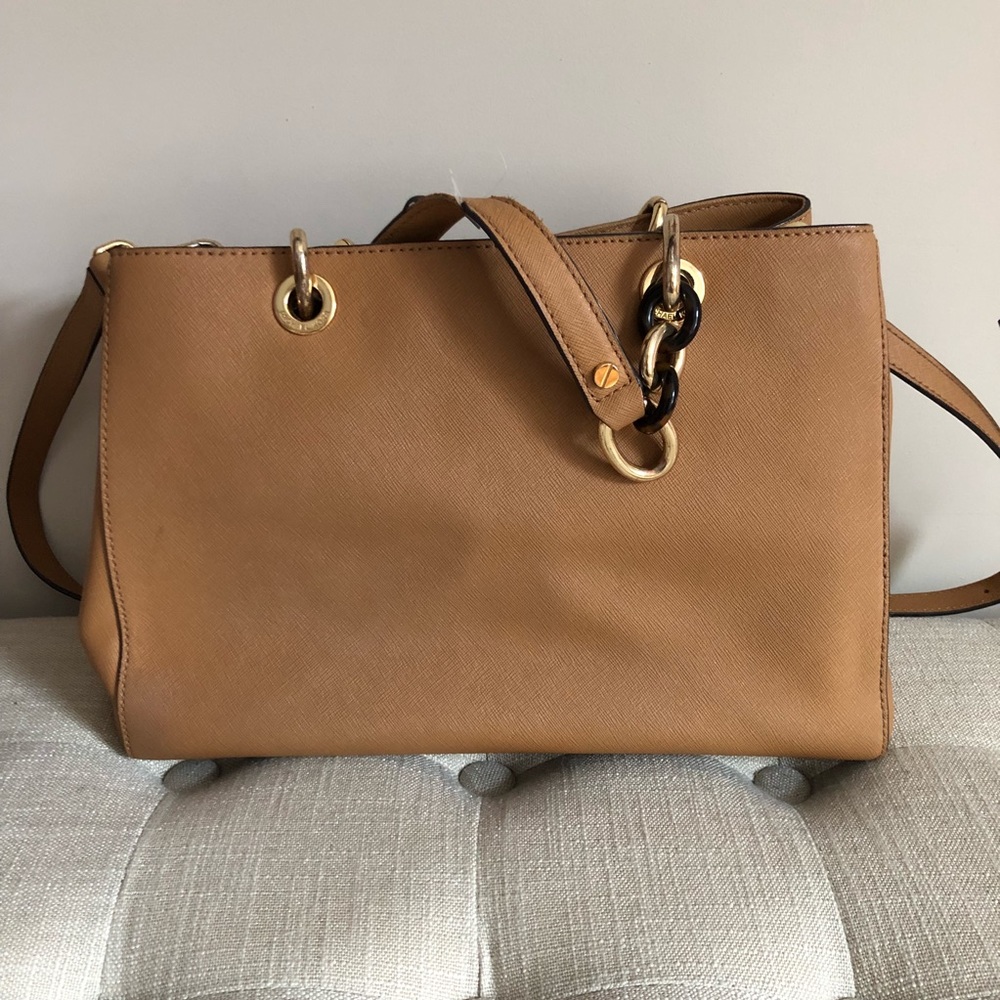 Michael Kors Luggage Colored Satchel - Picture 2 of 3